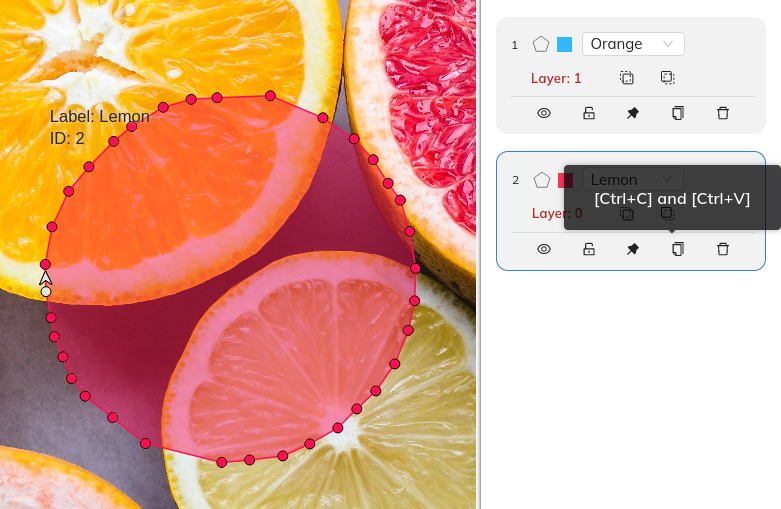 Copy pasting a segmentation mask